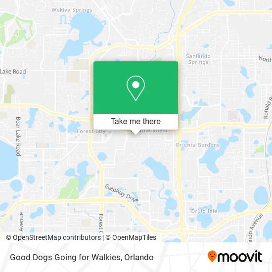 Good Dogs Going for Walkies map