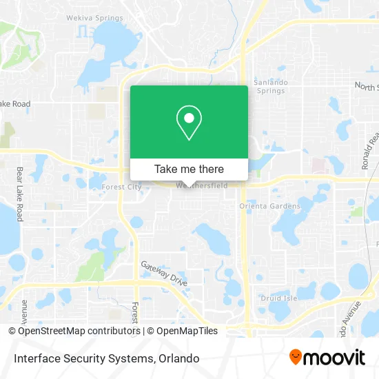 Interface Security Systems map