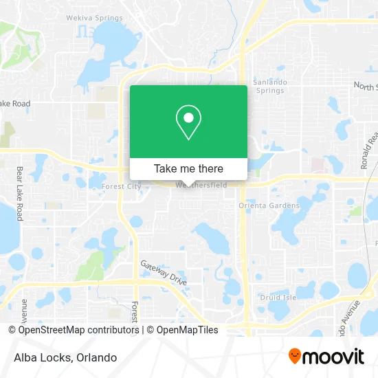 Alba Locks map