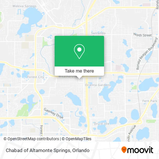 Mapa de Chabad of Altamonte Springs