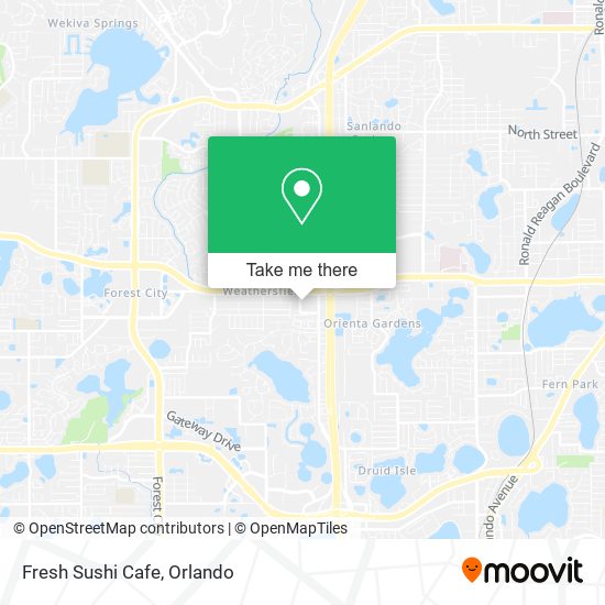 Mapa de Fresh Sushi Cafe