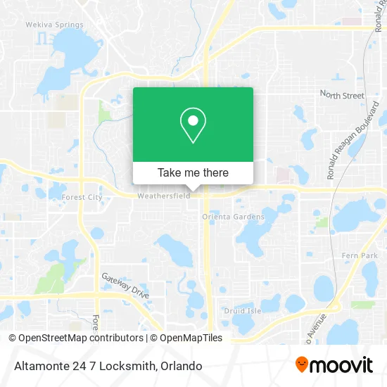 Altamonte 24 7 Locksmith map