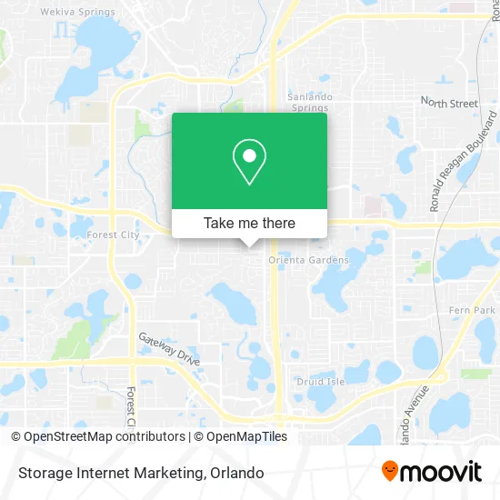 Storage Internet Marketing map