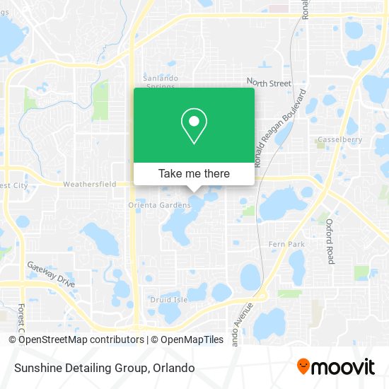 Sunshine Detailing Group map
