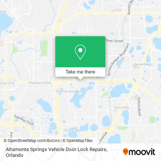 Altamonte Springs Vehicle Door Lock Repairs map