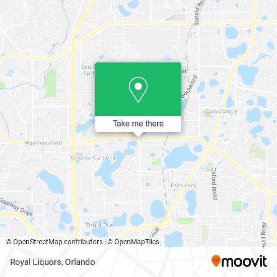 Mapa de Royal Liquors