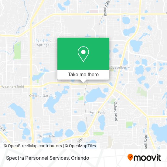 Mapa de Spectra Personnel Services