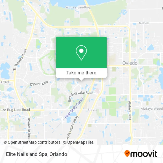 Mapa de Elite Nails and Spa