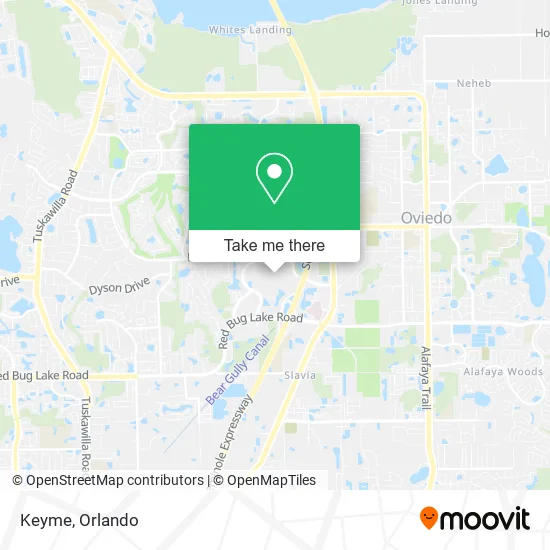 Mapa de Keyme