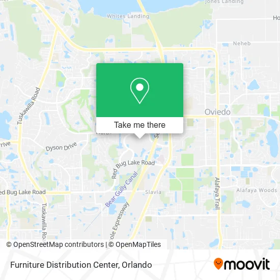 Mapa de Furniture Distribution Center