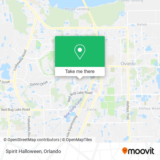 Mapa de Spirit Halloween
