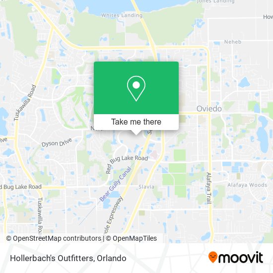 Mapa de Hollerbach's Outfitters
