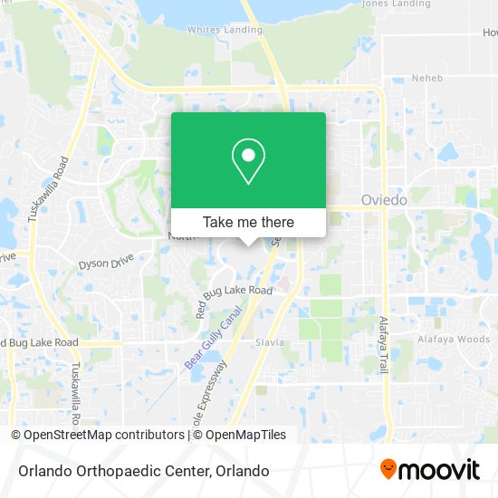 Orlando Orthopaedic Center map