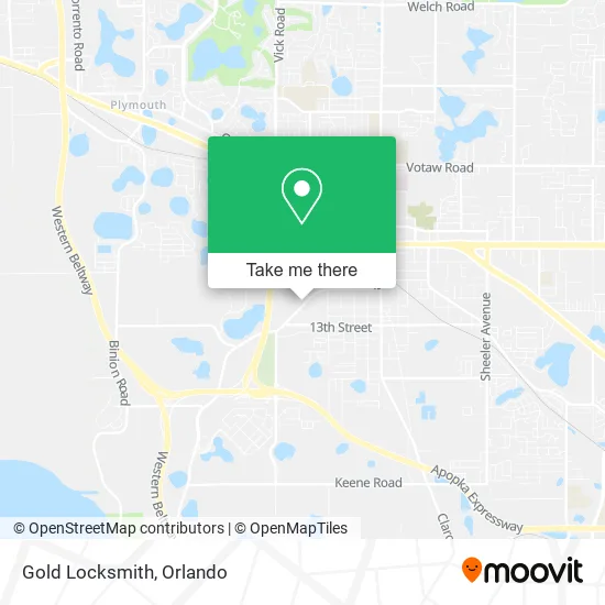 Gold Locksmith map