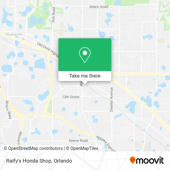 Ralfy's Honda Shop map
