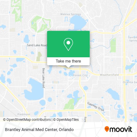 Mapa de Brantley Animal Med Center