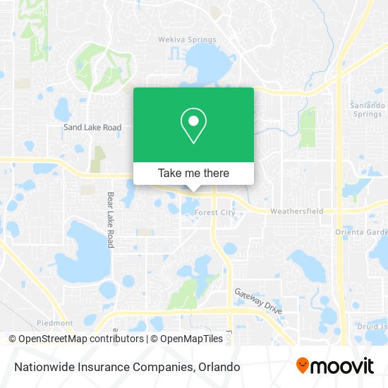 Nationwide Insurance Companies map