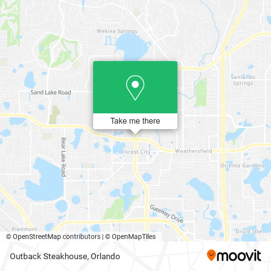 Outback Steakhouse map