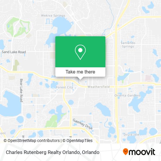 Mapa de Charles Rutenberg Realty Orlando