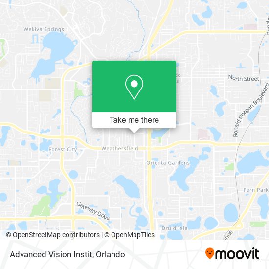 Advanced Vision Instit map