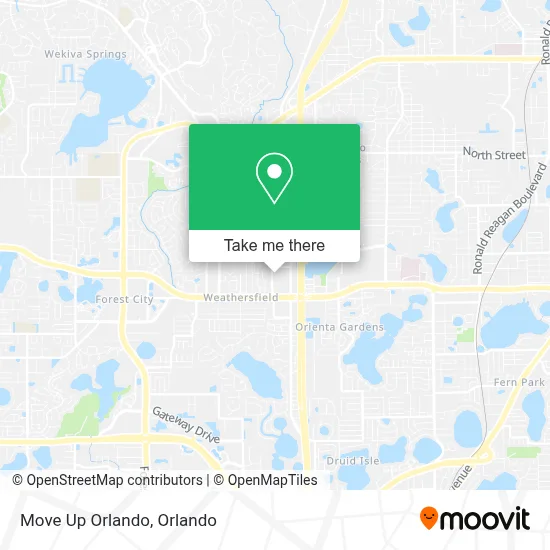 Move Up Orlando map