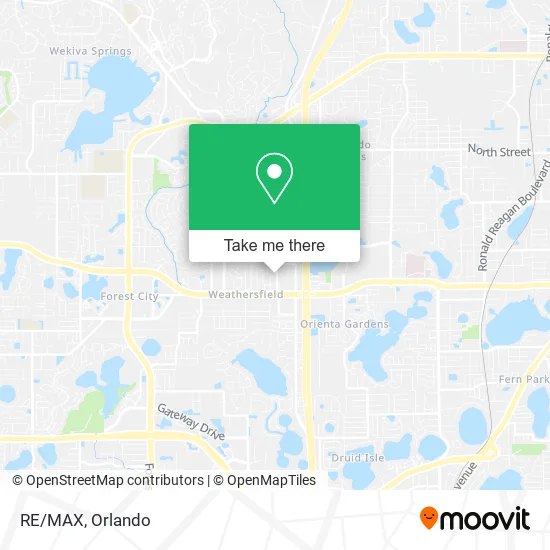 RE/MAX map