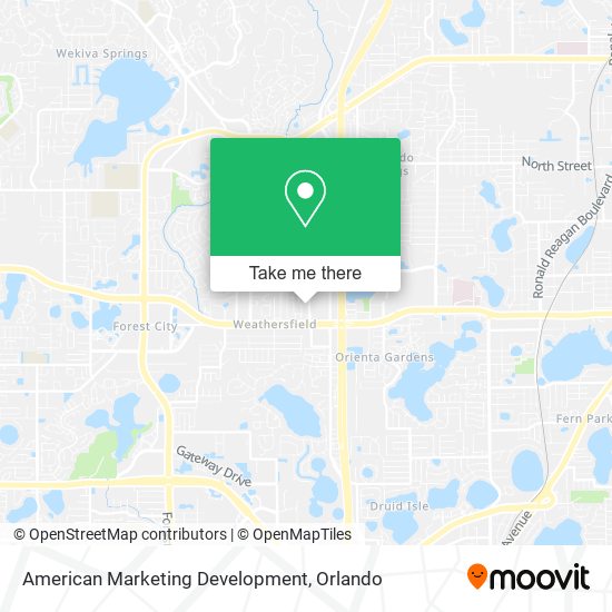 Mapa de American Marketing Development