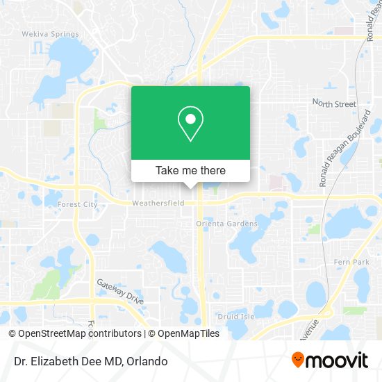 Dr. Elizabeth Dee MD map