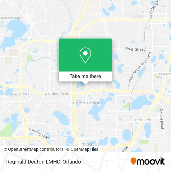 Reginald Deaton LMHC map