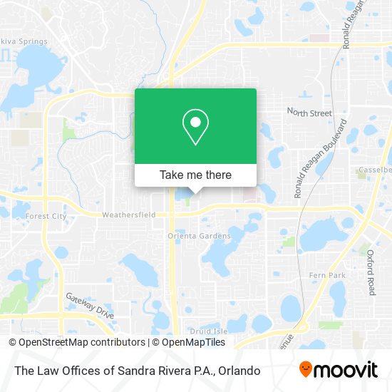 The Law Offices of Sandra Rivera P.A. map