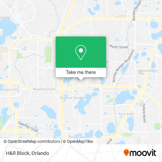 H&R Block map