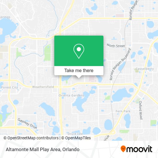 Mapa de Altamonte Mall Play Area