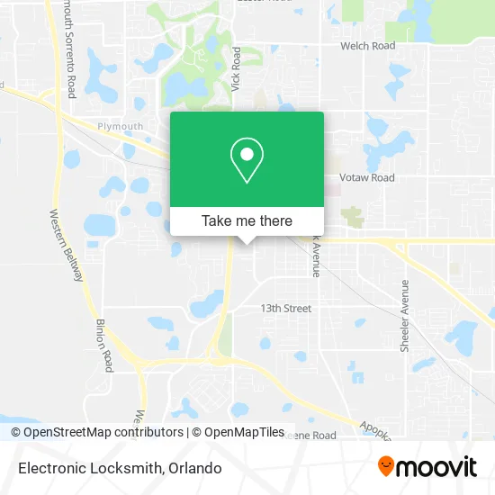 Electronic Locksmith map