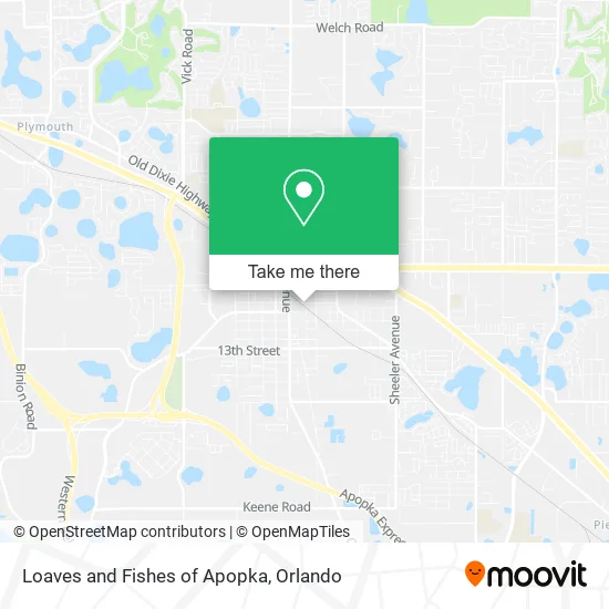 Mapa de Loaves and Fishes of Apopka
