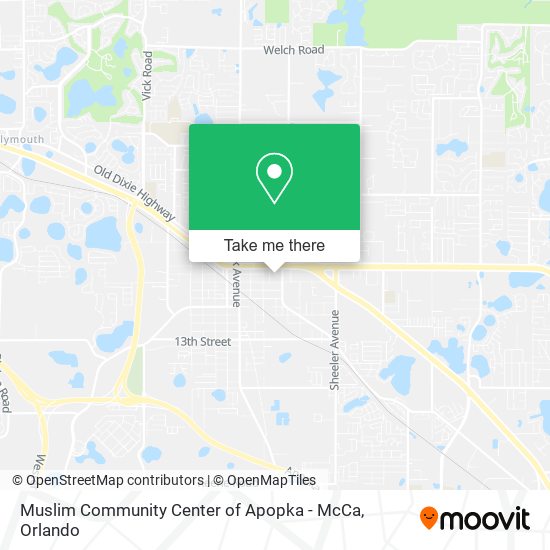 Mapa de Muslim Community Center of Apopka - McCa