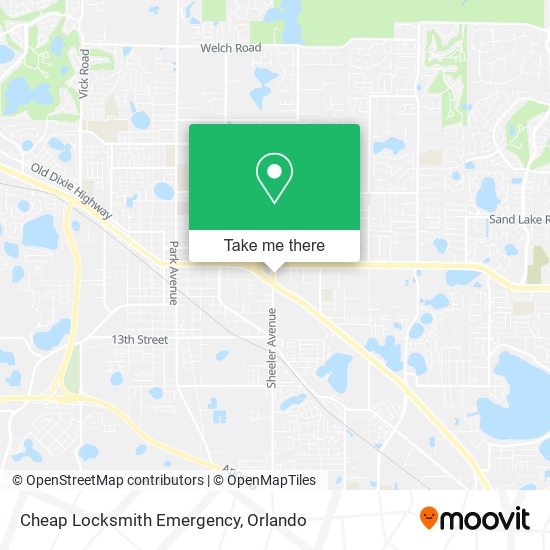 Mapa de Cheap Locksmith Emergency