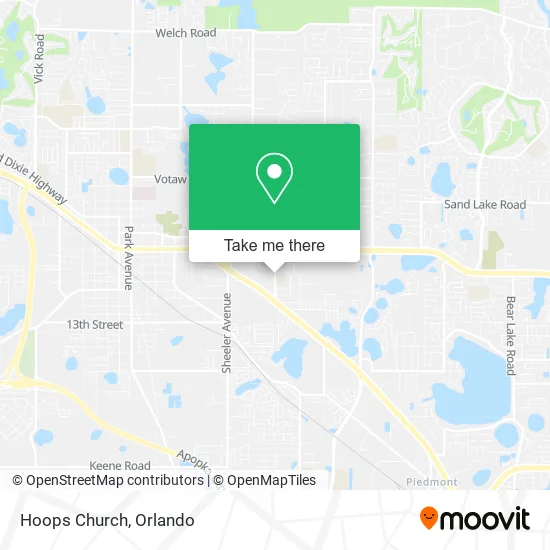 Mapa de Hoops Church