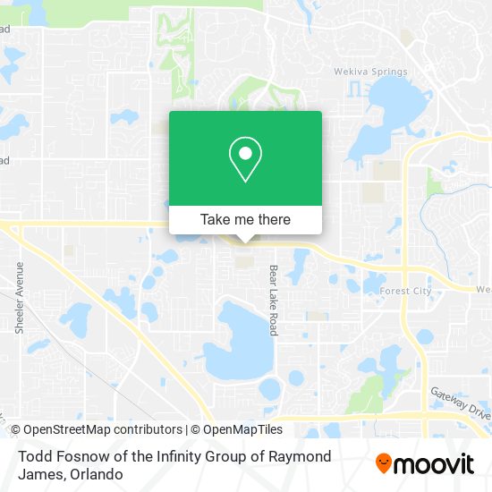 Todd Fosnow of the Infinity Group of Raymond James map