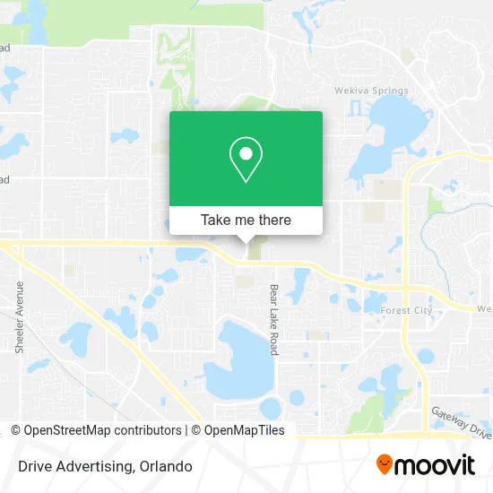 Drive Advertising map