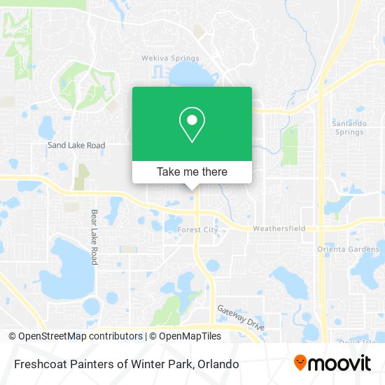 Mapa de Freshcoat Painters of Winter Park