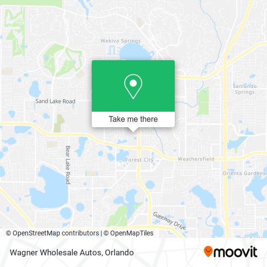 Wagner Wholesale Autos map