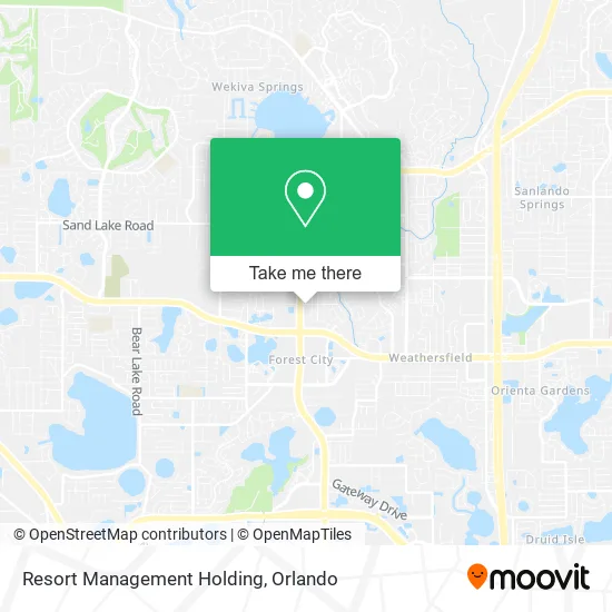 Resort Management Holding map