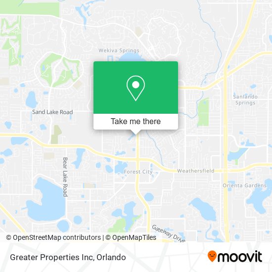 Greater Properties Inc map