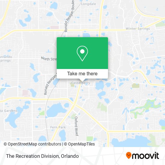 Mapa de The Recreation Division