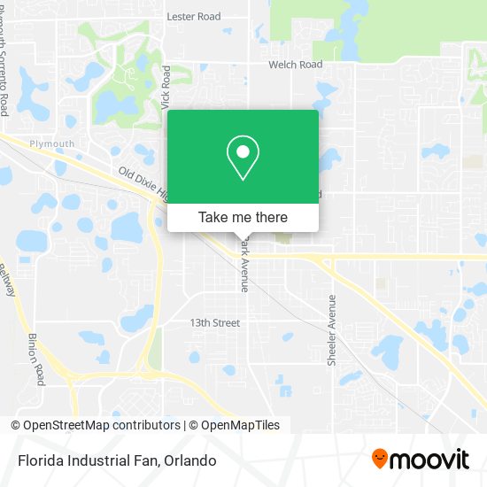 Florida Industrial Fan map