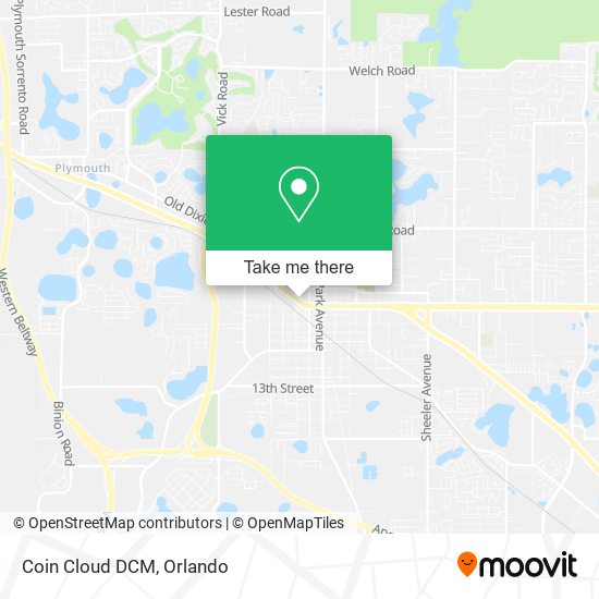 Coin Cloud DCM map