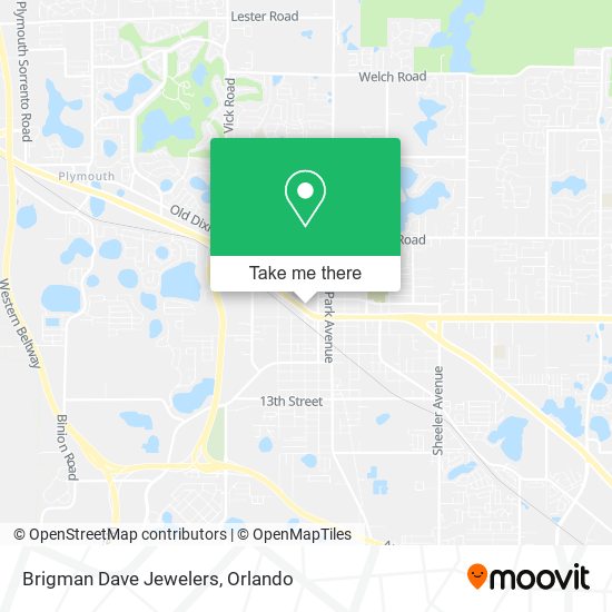 Brigman Dave Jewelers map