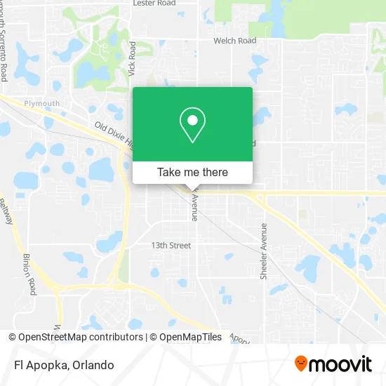 Fl Apopka map