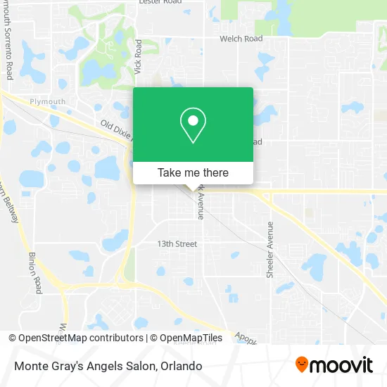 Mapa de Monte Gray's Angels Salon