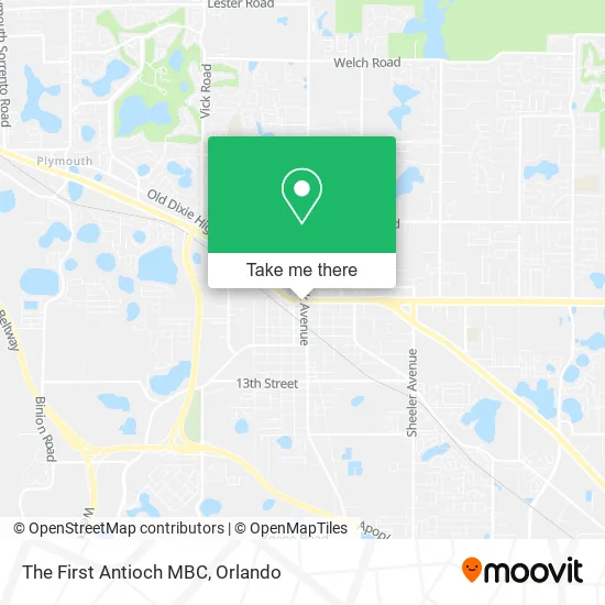 The First Antioch MBC map